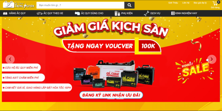 Ắc Quy Trung Nguyên – Đại lý bán bình ắc quy chính hãng tại Đà Nẵng